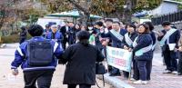 [NSP PHOTO]장상길 포항시 부시장, 포항 이동고 찾아 수능 수험생에게 응원의 메시지 전달