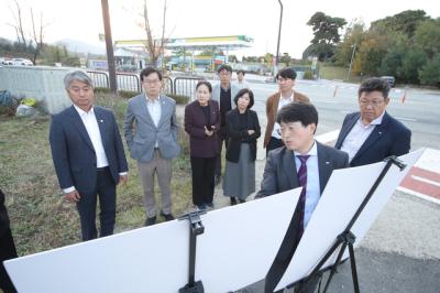 [NSP NEWS Image]화성시의회 기획행정위 봉담3 공공주택지구 현장 점검