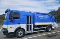 [NSP PHOTO]여수시도시관리공단, 환경미화원 안전 위한 한국형 저상형 청소차 도입