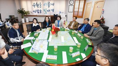 [NSP PHOTO]수원시 베트남 하이즈엉성 노동단체와 노동정책 국제교류