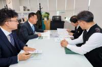[NSP PHOTO]김재욱 칠곡군수, 행정안전부 방문...예산 확보 막판 스퍼트