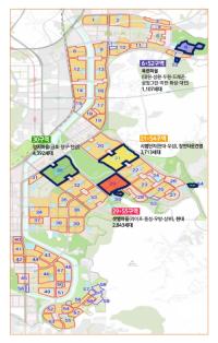 [NSP PHOTO]성남시, 분당신도시 선도지구 4개 구역 1만2055세대 최종 선정