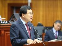 [NSP PHOTO]주낙영 경주시장, 28일 제287회 경주시의회 제2차 정례회에서 시정연설