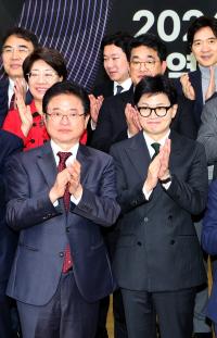 [NSP PHOTO]한동훈 국민의힘 대표·이철우 경북도지사,  대구경북통합 추진 의지 한목소리