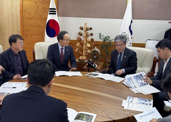 [NSP PHOTO]박남서 영주시장, 산림청 방문해 국립산림치유원 활성화 방안 등 정책반영 건의