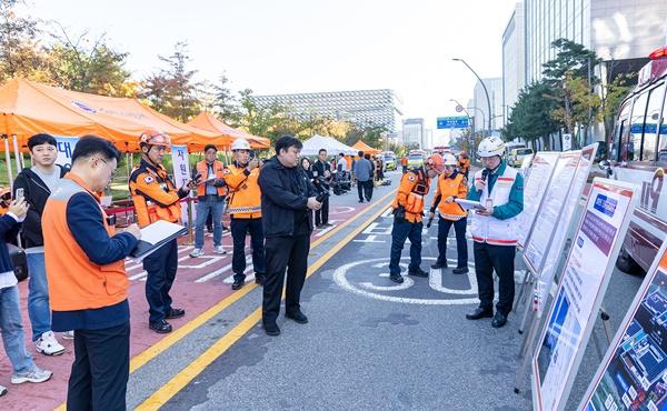 NSP통신-전기차 화재진압 모의훈련 (사진 = 강서구)