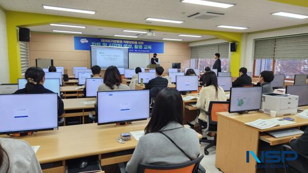 NSP통신-상주시는 지난 16일 시청 정보화교육장에서 공무원 60여 명을 대상으로 데이터기반행정 역량강화를 위한 차트 및 시각화 생성, 활용 교육을 시행했다. (사진 = 상주시)