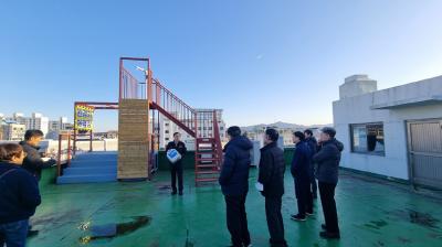 [NSP PHOTO]강릉소방서 완강기 사용법 홍보 나서