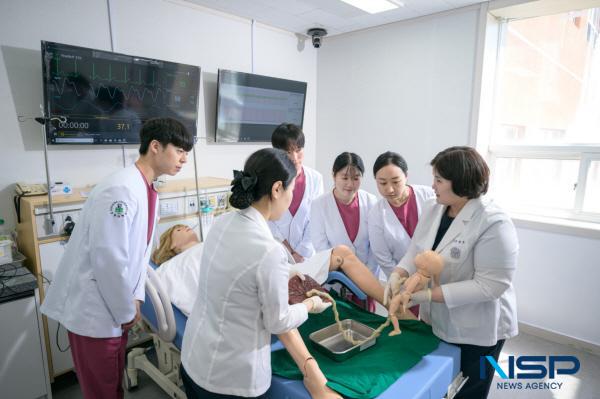 NSP통신-포항대학교 간호학과는 교육부가 주관하고 한국간호교육평가원이 시행하는 2024년도 하반기 간호교육인증평가에서 우수한 성과로 인증을 획득했다. (사진 = 포항대학교)