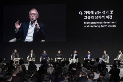 [NSP PHOTO]정의선 현대차그룹 회장, 위기 낙관·비관적 태도 경계 강조