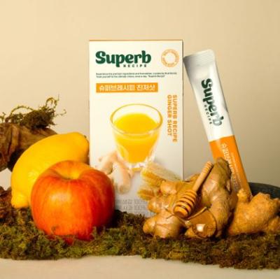 [NSP PHOTO]먹어볼까GC녹십자웰빙 어니스트리 비농축 착즙 슈퍼브레시피 진저샷