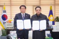 [NSP PHOTO]안동시의회, 수어통역방송 업무 협약식 체결