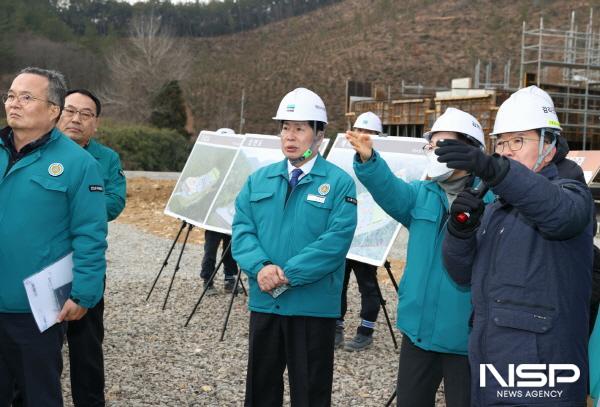 NSP통신-고흥군립하늘공원 조성사업이 현재 공정률 55%로 순조롭게 진행되고 있다. (사진 = 고흥군)