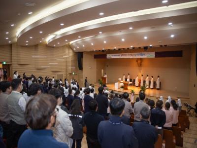 [NSP NEWS Image]대구가톨릭대의료원, 제18대 의과대학장·제21대 병원장 취임식 개최