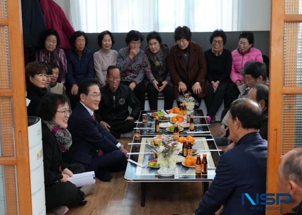 [NSP PHOTO]영천시, 새해맞이 경로당 순회 방문