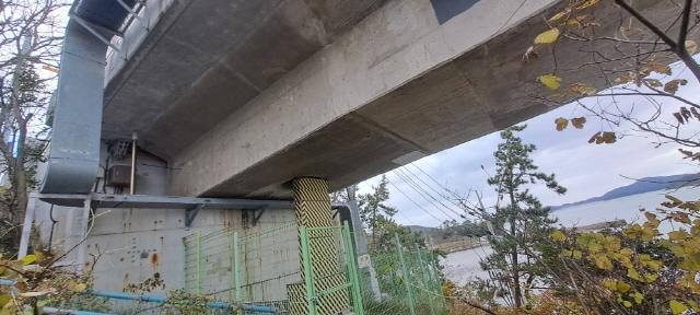 NSP통신-지방도 805호선 은암대교 송전선로 점용 집중 (사진 = 윤시현 기자)
