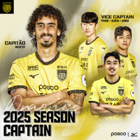 [NSP PHOTO]전남드래곤즈, 2025시즌 주장단 발표...발디비아 첫 외국인 주장 선임