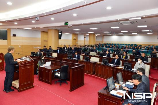 NSP통신-제334회 임시회 폐회 (사진 = 광양시의회)