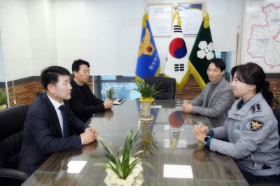 [NSP PHOTO]배정수 화성시의회 의장 설맞이 유관기관 격려 방문