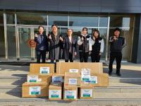 [NSP PHOTO]목포시체육협회, 목포해양대학교 조정·카누부 운동지원 용품 전달