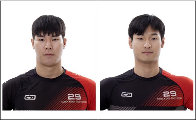 NSP통신-박건수(29기. A1. 김포) 선수(왼쪽), 김태호(29기. A1. 청평) 선수. (사진 = 국민체육진흥공단)