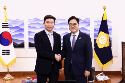[NSP NEWS Image]우원식 국회의장, 유승민 신임 대한체육회장 당선인 접견