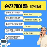 [NSP PHOTO]순천시, AI 기술 활용한 안부 살핌 3종 케어 확대 추진