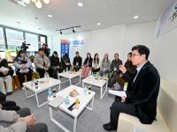 [NSP PHOTO]영덕군, 청년마을 공유주거 STAY 374 입주 현장간담회 개최
