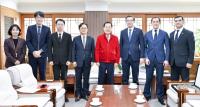 [NSP PHOTO]주한우즈베키스탄대사, 홍준표 대구광역시장 예방