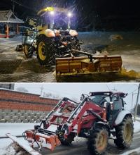 [NSP PHOTO]장성군,  마을 제설자원봉사단 폭설 제거 등 맹활약