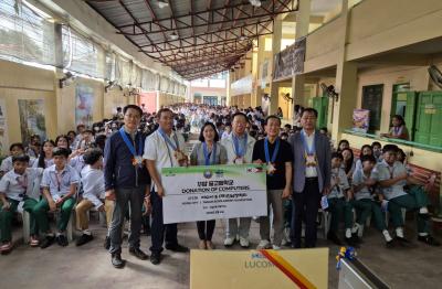 [NSP NEWS Image]여수 진남장학회 필리핀 우호도시 취약계층 컴퓨터 지원