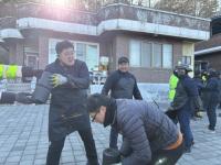 [NSP PHOTO]안동시 공무원노조, 따뜻한 연탄 나누기 행사 열어