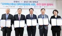 [NSP PHOTO]안양대 등 4개 대학, 안양시와 RISE 추진 상호지원 업무협약