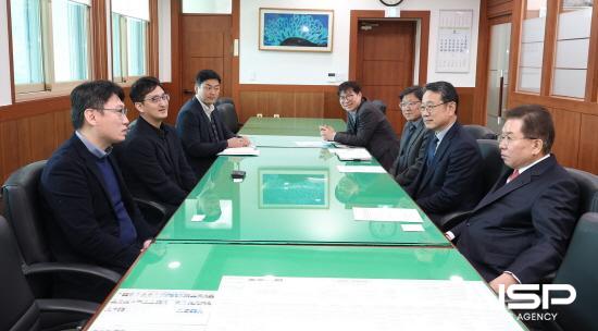 NSP통신-컨테이너형 에너지저장장치(ESS) 투자계획 협의 (사진 = 광양만권경제자유구역청)