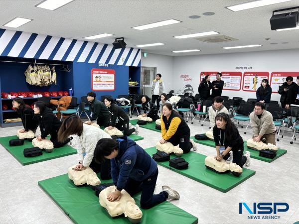 NSP통신-경상북도장애인체육회는 지난 11일과 12일 2일간 경산소방서에서 도내 장애인생활체육지도자를 대상으로 안전한 장애인 스포츠 환경 조성을 위해 스포츠 안전교육을 실시했다. (사진 = 경상북도장애인체육회)