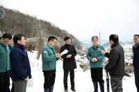 [NSP PHOTO]장수군, 산림청장과 함께 대설 피해지역 현장점검