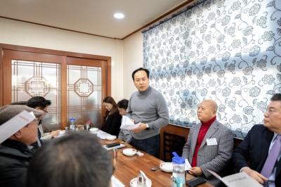 [NSP PHOTO]이권재 오산시장 CES 참관 기업인과 경영혁신 모색