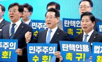 [NSP PHOTO]전남도지사-전남시장군수협, 대통령 탄핵인용 파면 촉구 결의