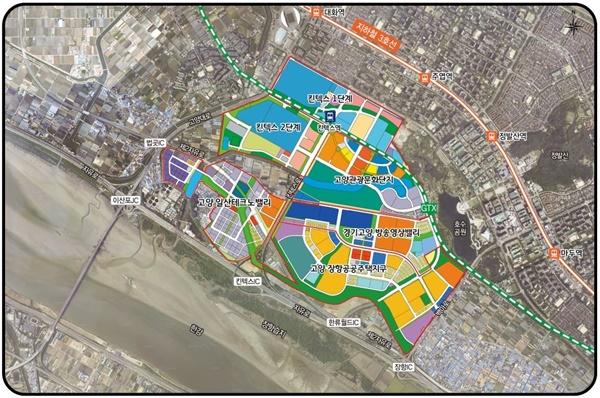 NSP통신-고양방송영상밸리 인근 주요사업 현황도 (사진 = 고양시)
