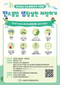 [NSP PHOTO]광양시, 탄소중립 생활실천 참여 이벤트 진행