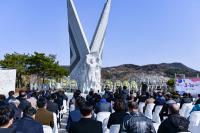 [NSP PHOTO]여수시, 웅천 이순신공원서 3·1절 기념식 개최