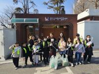 [NSP PHOTO]울진군 다함께돌봄센터,  환경정화 플로깅 활동으로 탄소중립 실천