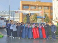 [NSP PHOTO]구례군, 삼일절 맞이 독립유공자 동상 환경정비 실시