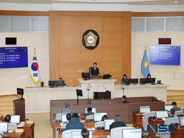 NSP통신-포항시의회는 지난 6일 제322회 임시회 제2차 본회의를 열고 시정에 관한 질문을 진행했다. (사진 = 포항시의회)