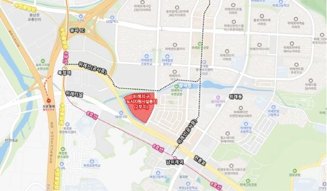 NSP통신-포스코홀딩스 계열사가 입주할 위례지구 도시지원시설용지(2부지). (사진 = 성남시)
