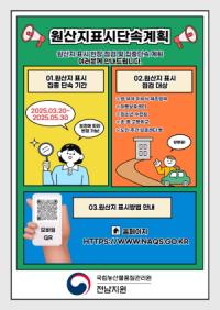 [NSP PHOTO]구례군, 학교 및 복지시설 원산지표시 지도·단속 …오는 5월 30일까지
