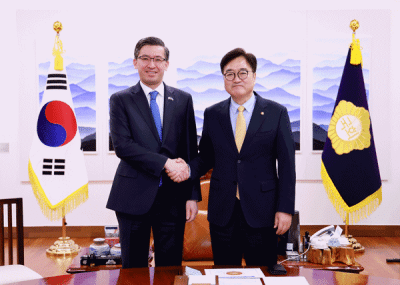 [NSP PHOTO]우원식 국회의장, 압두살로모프 주한우즈벡대사 접견