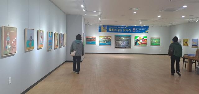 NSP통신-김기철 작가 초대전 이상의꿈을 찾아서 (사진 = 윤시현 기자)