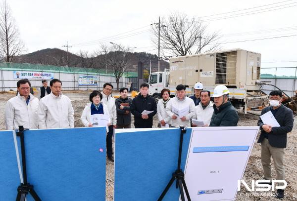 NSP통신-여수시의회 해양도시건설위원회가 우수저류시설 등 현장을 점검했다. (사진 = 여수시의회)