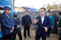 [NSP PHOTO]김동연,포천 오폭 사고 현장서 일상 회복 지원금 지급 등 차질 없이 진행할 것
